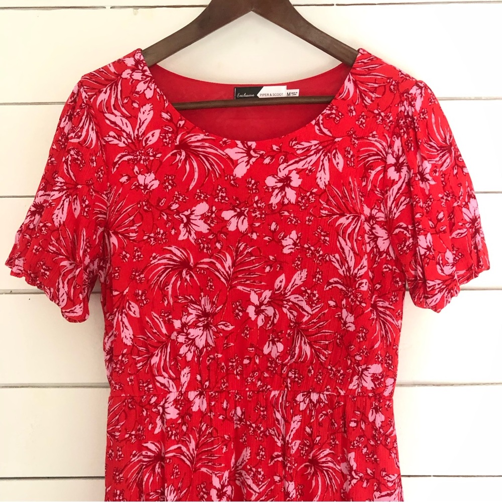 Piper & Scoot Taryn Floral Midi Dress. Size: M - image 8